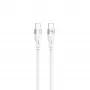 USB Type-C -kaapeli Tellur TLL155501 1 m, PD 60 W, valkoinen