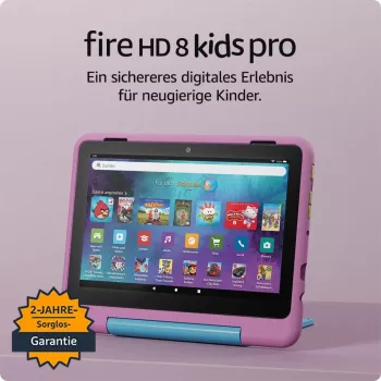 Amazon | Fire HD 8 Kids Pro (2024) | pinkki | 1280 x 800 pikseliä | 32 GB | Wi-Fi | 802.11ac | Bluetooth-versio 5.2