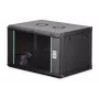 Seinäkiinnitteinen 19 tuuman räkkikaappi DIGITUS Dynamic-N DN-37101 — 7U, 600x450 mm, IP20, avainlukko, kokoamaton