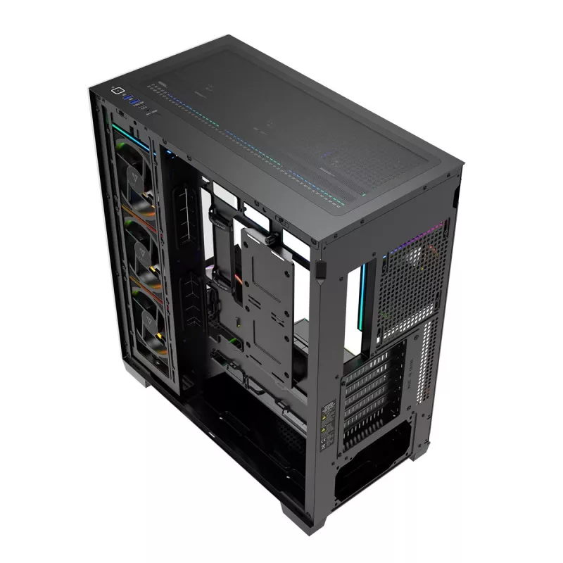 Modecom Volcano Stellar Plus ARGB Midi 8F musta