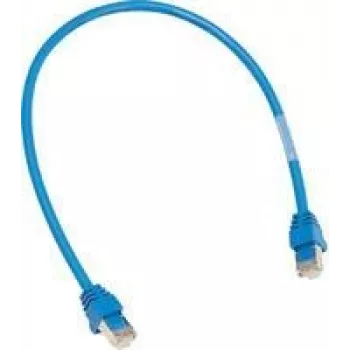 Ethernet-verkkokaapeli Hager ZZ45WAN100, RJ-45 - RJ-45, sininen, 1 m