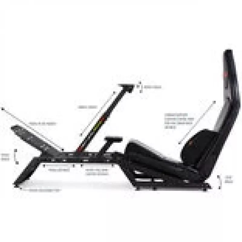 Next Level Racing F-GT Formula > -simulaattorikokoonpano + lattiamatto pelimatto