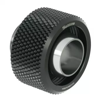 Barrow-kiristysliitin - 16/10mm, musta