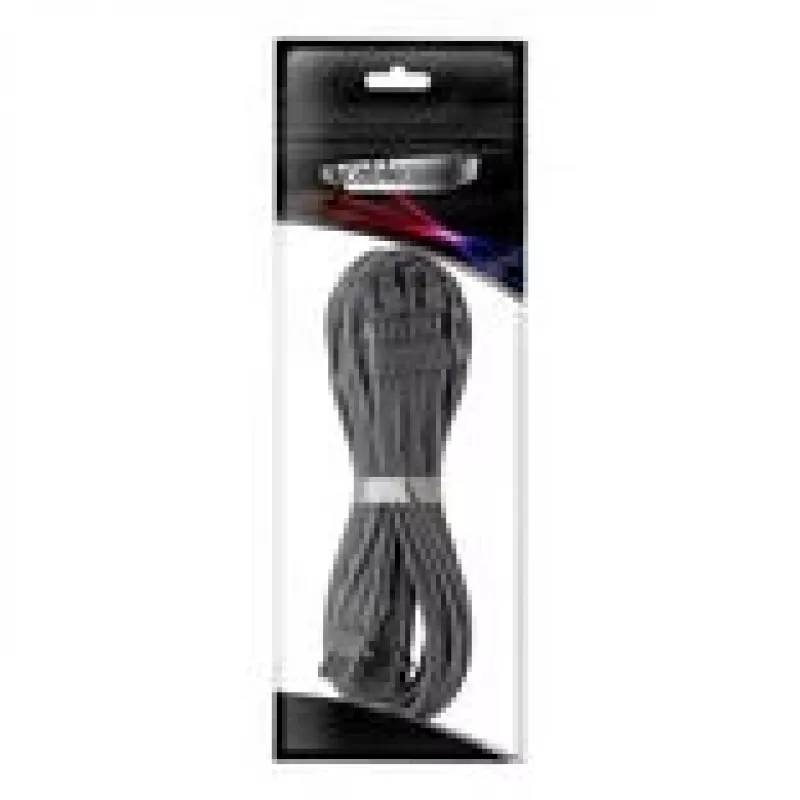 CableMod C-Series Pro ModMesh Bridged -liitäntäkaapeli 8+8-pin PCIe, carbon, 60 cm