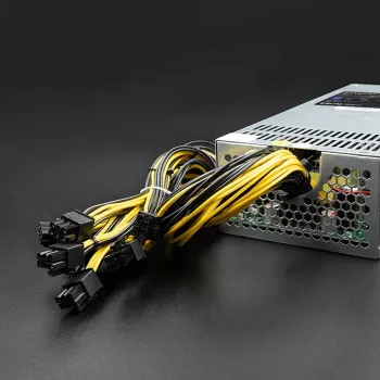 Qoltec 50177 PCI-E-virtalähde Smart 1600W | 80 Plus Gold - Data Mining