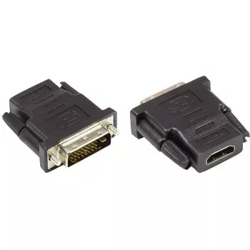 GoodConnections HDMI > DVI-D 24+1 (BU-ST) adapteri musta (HDMI-DVI)