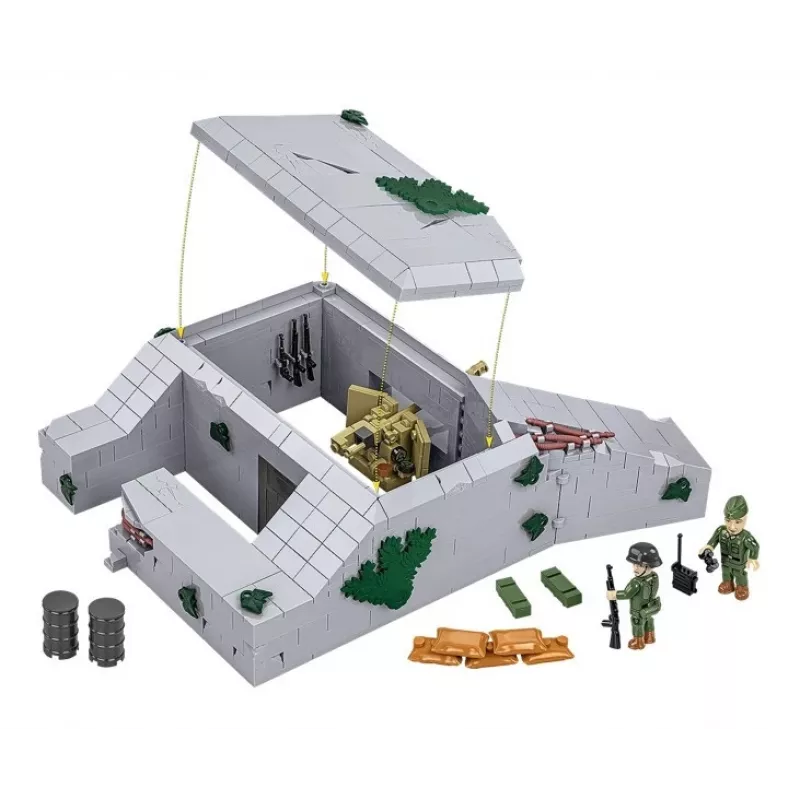Rakennussarja Cobi Deutscher Bunker Regelbau 667/642 malli COBI-3136 – yksityiskohtainen palikkasarja