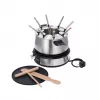 Severin FO 2471 fondue- ja crêpe-yhdistelmä, musta/ruostumaton teräs