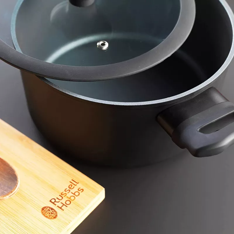Lihapata Russell Hobbs RH01863EU7 20 cm Crystaltech keittoastia ruostumaton teräs lasikansi