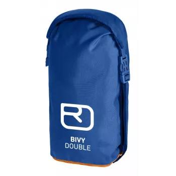 ORTOVOX Bivy Double suorakaiteen muotoinen makuupussi aikuisille polyuretaani sininen, oranssi