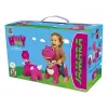Pomppueläin Jamara HoppyDoo Dino siivillä pinkki pumpulla 466008