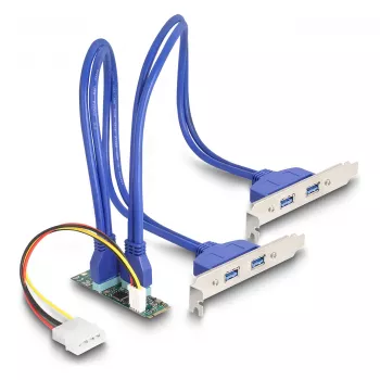 DeLOCK 61066 sisäinen USB 3.2 Gen 1 -sovitin M.2 pistoke musta