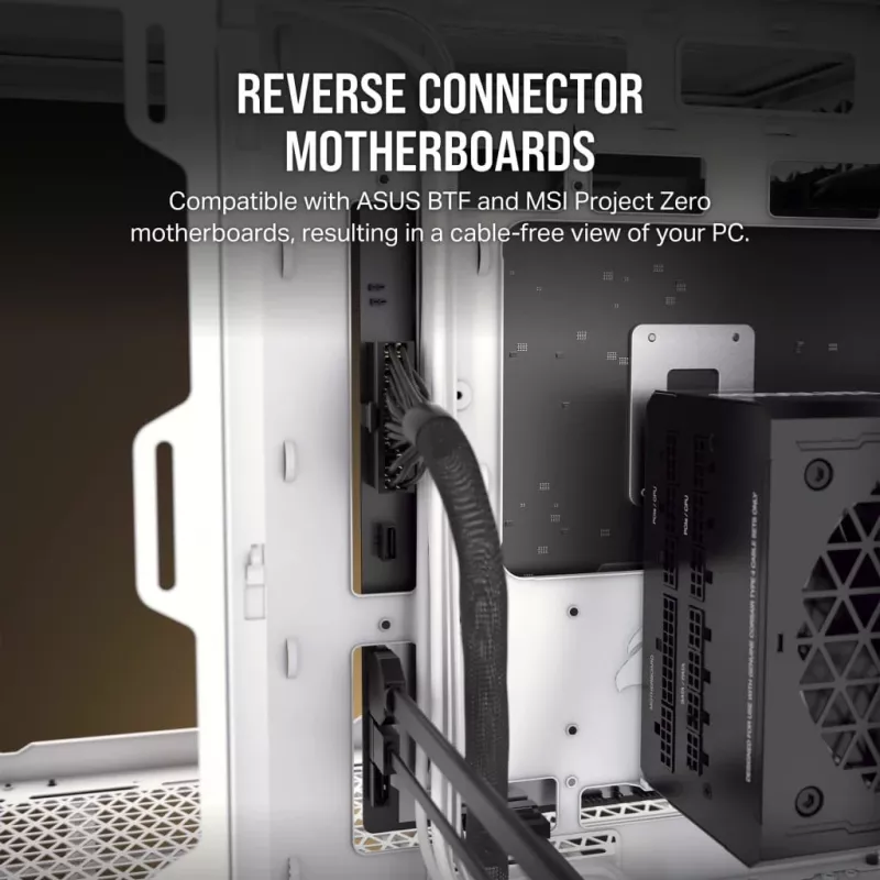 Corsair 2500D AIRFLOW Micro ATX Dual Chamber PC-kotelo – valkoinen CC-9011264-WW