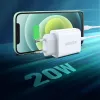 Ugreen USB Power Delivery 3.0 Quick Charge 4.0+ 20W 3A verkkolaite (valkoinen)