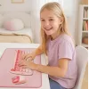 XXL-työpöytäalusta hiirelle ja näppäimistölle, pinkki