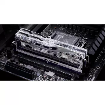 DIMM 64 GB DDR5-6400 (2x 32 GB) Dual-kit, muisti hopea, F5-6400J3239G32GX2-TR5S, Trident Z5 Royal, INTEL XMP