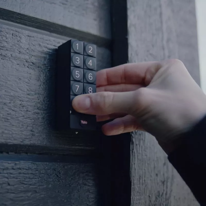 Yale 05/301000/BL numeronäppäimistö Bluetooth musta
