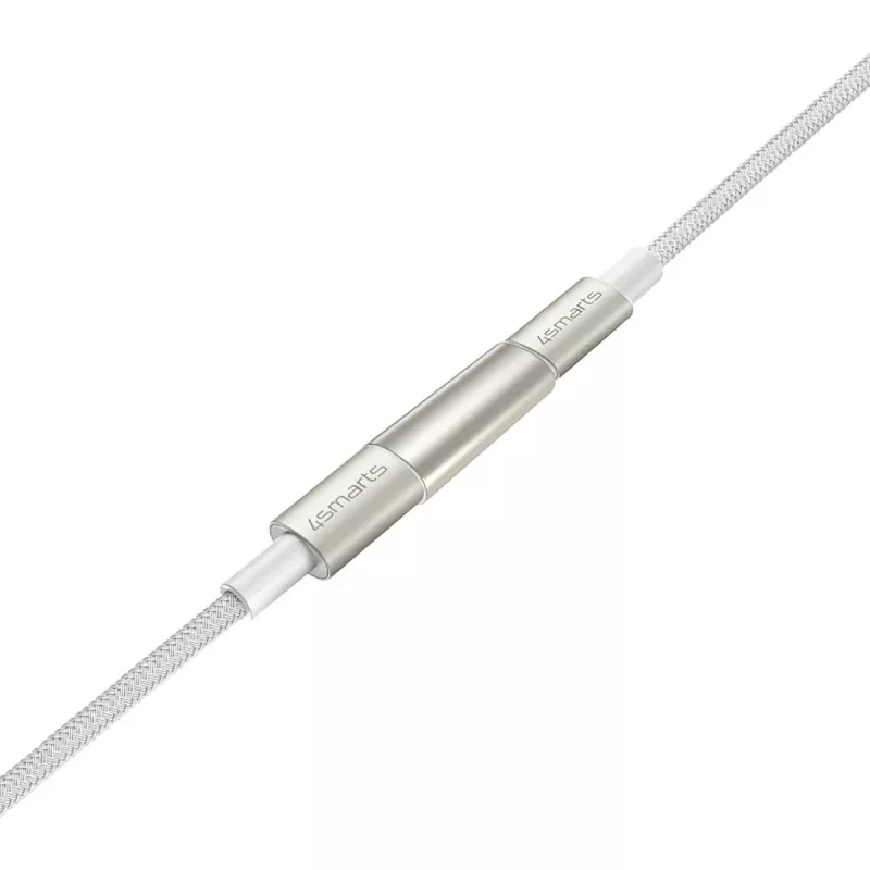 4smarts USB-C–USB-C-kaapeli PremiumCord 100W 3 m valkoinen - 3 m - USB C - USB C - USB 2.0 - 0,48 Gbit/s - valkoinen
