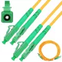 Kuitu-patchkaapeli Extralink LC/APC – LC/APC, singlemode-duplex 9/125 µm G.657.A1, 1 m