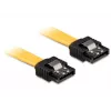 SATA-kaapeli pistoke/pistoke DeLOCK 0,3 m keltainen