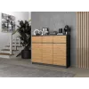 3D3S lipasto 120x40x97 cm, antrasiitti/artisan