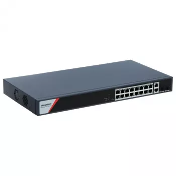 Hikvision 16-porttinen gigabit smart POE-kytkin