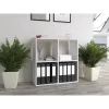 Topeshop MALAX 2X2 BIEL olohuoneen kirjahylly