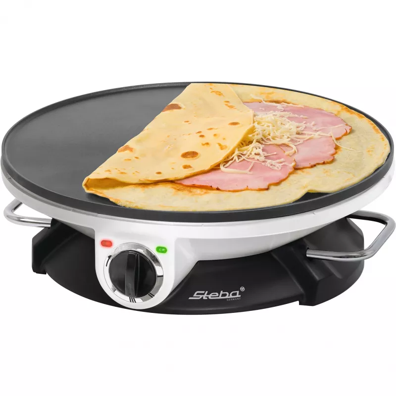 Steba CR 32 - crêpe-levy - 1,2 kW - musta/valkoinen