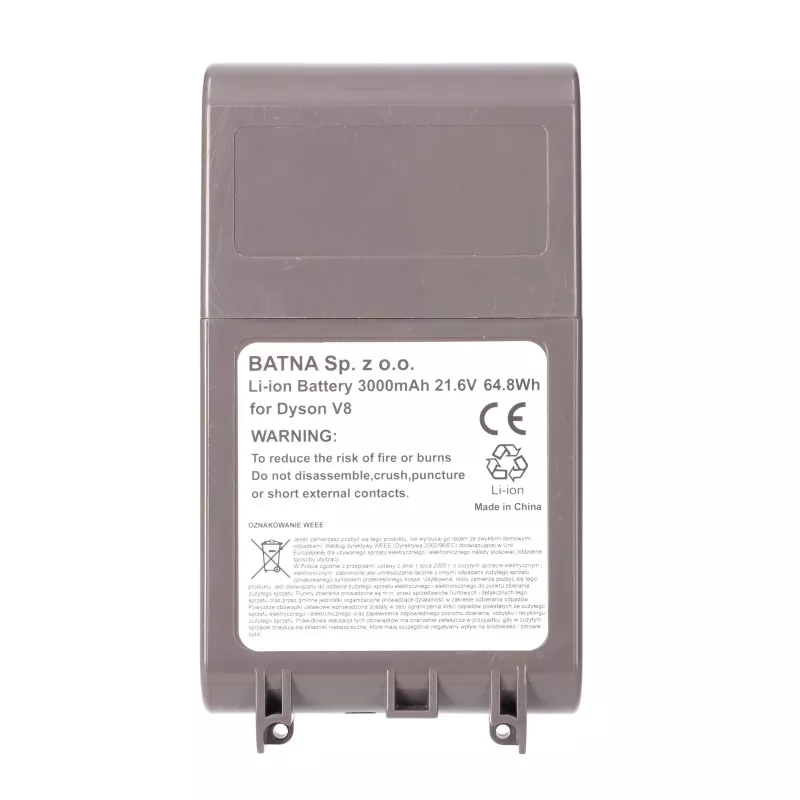 Dyson V8 akku 21,6V 3000mAh