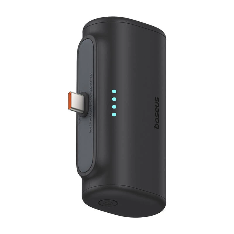 Baseus Compact P10068306113-00 litiumioniakku varavirtalähde 5000 mAh musta