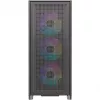 PC-kotelo Silentware Air 2000 A-RGB musta — Mid-Tower, karkaistusta lasista valmistettu sivupaneeli