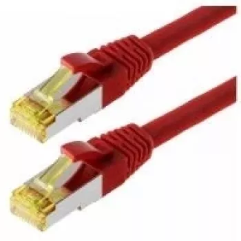 Verkkokaapeli Helos Cat 6a S/FTP 5 m punainen