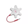 Belkin F8Z274BT - vihreä - valkoinen - 1x 3,5 mm - 5x 3,5 mm - uros - naaras
