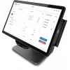 Elo E-Series 3, 8 GB RAM, 128 GB SSD, WiFi, 39,6 cm (15,6 tuumaa), Full HD, USB, USB-C, RS232, BT, Ethernet, Intel Celeron, musta kassajärjestelmä
