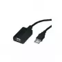 USB-jatkokaapeli ROLINE 5 m 1 portti musta
