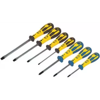 Ruuvimeisselisarja c.k tools T49163D, 7 osaa, eri kokoja, käsityökalusarja