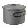 ESBIT PT1600HA retkeilyruoanlaittokattila 1,6 L alumiini, musta