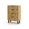 SCANDI 4S ohut lipasto, tammi ARTISAN