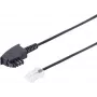 Verkkokaapeli ShiverPeaks 70002-0 0,25 m TAE-F – RJ45, patchkaapeli, 4-johdin