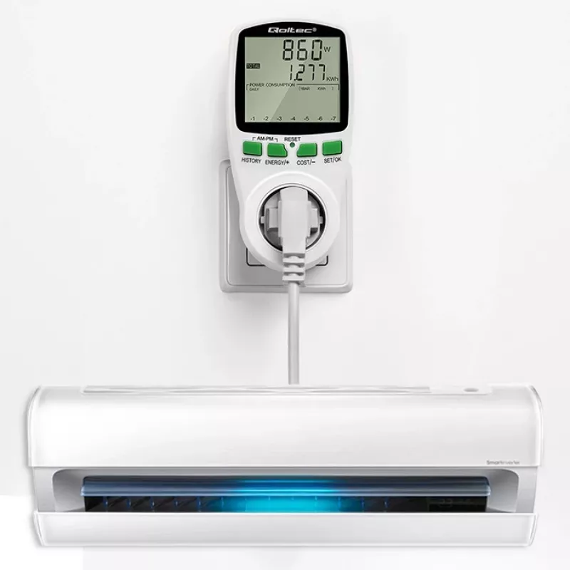 Tehomittari QOLTEC PM0627 3680W historiatoiminnolla — QOLTEC PM0627 3680W