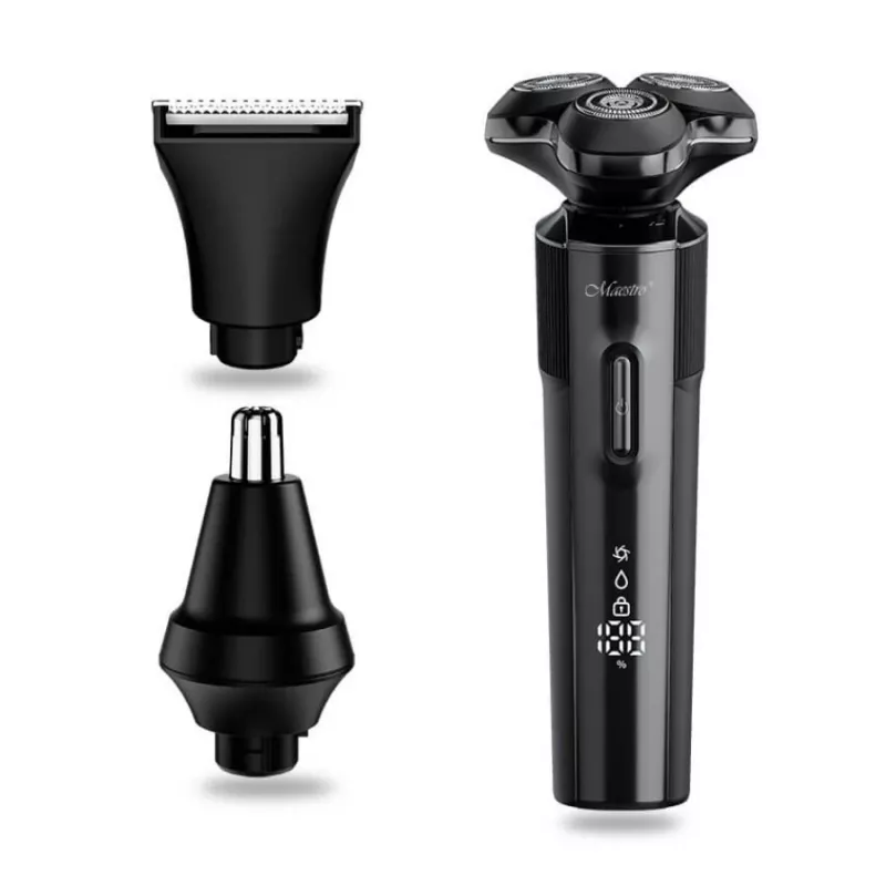 Parranajosarja Maestro MR-678 3-in-1 USB 90 min. ladattava trimmeri parranajokone groomer