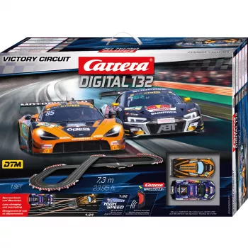 Slotcar-rata CARRERA DIGITAL 132 Victory Circuit, laajennettava digitaalinen 1:32-rata