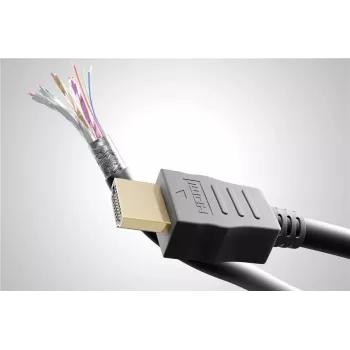 Goobay 61302 HDMI-kaapeli 3 m HDMI Type-A (standard) musta (61302)