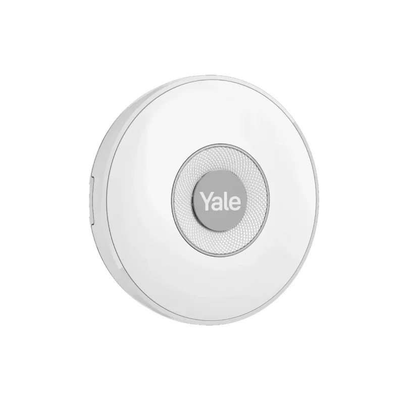 Yale Indoor -sireeni langaton harmaa, valkoinen