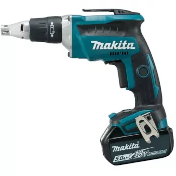 Makita DFS452RTJ - ruuvinväännin - langaton - 1/4 tuuman kuusiokanta - 2 akkua - 18 V