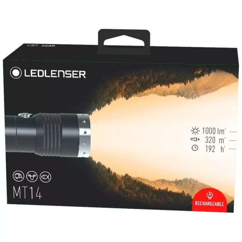 Led Lenser MT14 käsivalaisin musta,hopea
