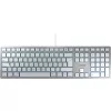 CHERRY KC 6000 ohut FOR MAC -näppäimistö Office USB QWERTZ saksa hopea
