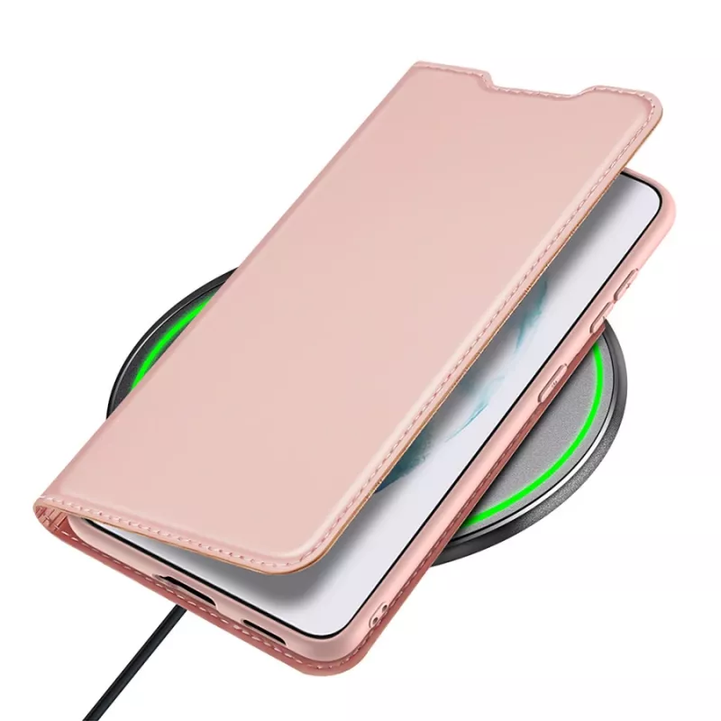 Dux Ducis Skin Pro kotelo kansikannella Samsung Galaxy S22+ (S22 Plus) pinkki