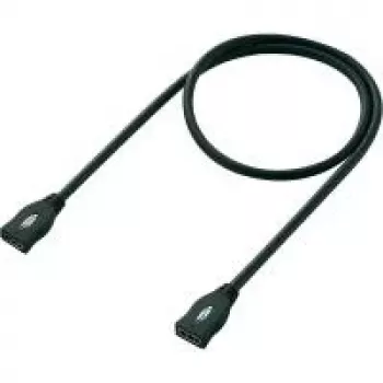 HDMI-jatkokaapeli SpeaKa professional 1 m musta — 1x HDMI-liitin naaras 1x HDMI-liitin naaras