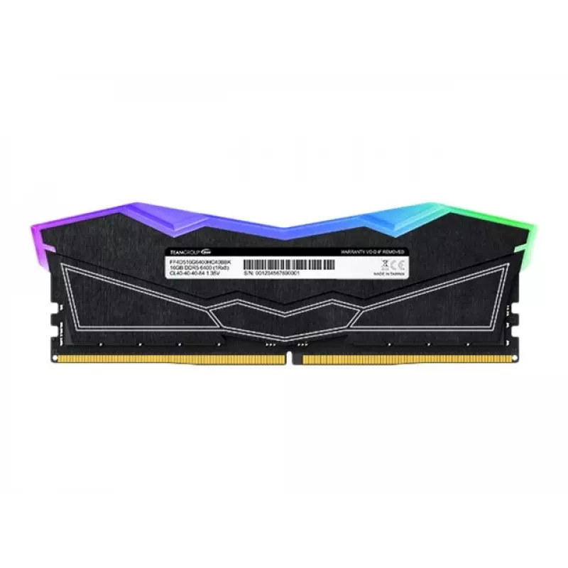 DIMM 32 GB DDR5-6000 (2x 16 GB) Dual-kit, muisti musta, FF3D532G6000HC38ADC01, Delta RGB, INTEL XMP